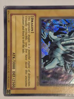 ​Yu-Gi-Oh! Blue-Eyes White Dragon BPT-009 Secret Rare 2003 Tin Promo MP - Image 3