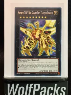Yu-Gi-Oh Number C107: Neo Galaxy-Eyes Tachyon Dragon MZTM-EN092 1st Edition Rare - Image 1