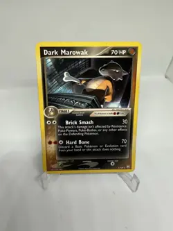 Pokemon Dark Marowak TCG 7/109 Regular Rare Card - Image 1