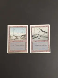 MTG Card - 2x Swamp (A & C) - Core Set Fourth (4th) Edition NM/LP, Vintage Magic - Image 3