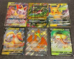 Lot of 13 JUMBO Pokemon Cards for Collectors Holographic Vintage y2k Artwork - Image 1
