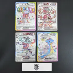 Pokemon TCG - Full Art Tera EX 4-Card Lot - Ultra Rare Holo - NM - Image 1