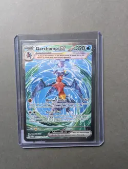Pokemon TCG Card Garchomp ex 245/182 Paradox Rift Special Illustration Rare - NM - Image 3