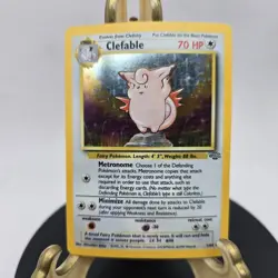 Pokemon TCG Clefable Holo Unlimited Rare Card Jungle Base Set 1/64 NM - Image 5