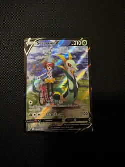 Pokemon TCG Serperior v TG13/TG30 Silver Tempest Trainer Gallery NM Card - Image 1