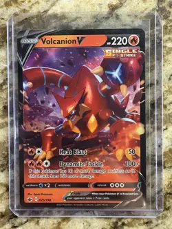 Volcanion V - 025/198 - Pokemon Chilling Reign Sword & Shield Ultra Rare Card NM - Image 1