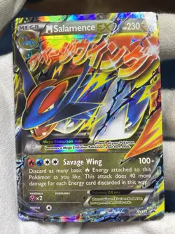 M Salamence EX XY171 Promo Mega Pokemon Card Holo 2016 - Image 1