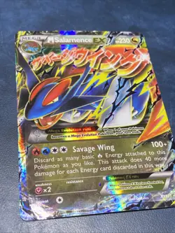 M Salamence EX XY171 Promo Mega Pokemon Card Holo 2016 - Image 2