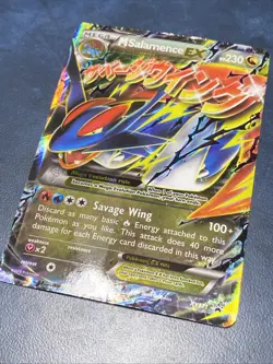 M Salamence EX XY171 Promo Mega Pokemon Card Holo 2016 - Image 4