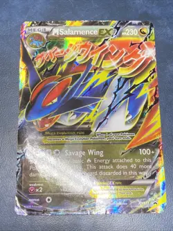 M Salamence EX XY171 Promo Mega Pokemon Card Holo 2016 - Image 5
