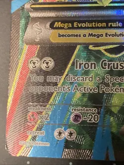 Pokemon TCG XY Breakpoint Ultra Rare M Scizor EX Full Art Holo Card 120/122 MP - Image 4