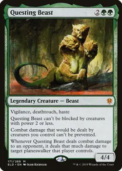 MTG Questing Beast - Throne of Eldraine #171 - Image 1