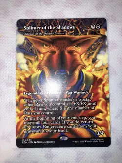 Splinter of the Shadows - Ashcoat of the Shadow Swarm (Borderless) Teenage... - Image 1