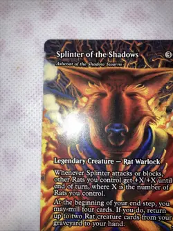 Splinter of the Shadows - Ashcoat of the Shadow Swarm (Borderless) Teenage... - Image 2