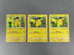 (3) Lot 2022 Pokemon SWSH Pokemon Go Pikachu Holo #028/078 - Image 2