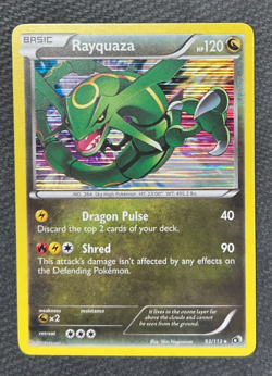 Pokemon Rayquaza Holo Black & White Legendary Treasures 93/113 - NM - Image 3