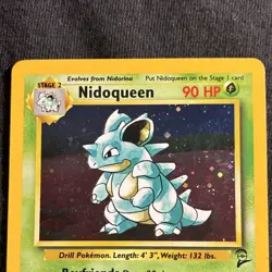 Nidoqueen 12/130 Base Set 2 Holo Rare 2000 Wizards Pokemon TCG Card English - Image 2