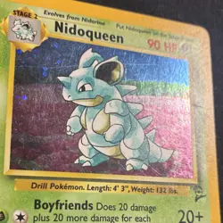 Nidoqueen 12/130 Base Set 2 Holo Rare 2000 Wizards Pokemon TCG Card English - Image 3