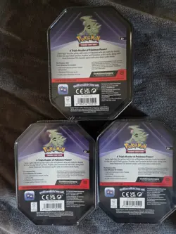 Pokemon TCG Triple Whammy Collector's Tin - Tyranitar - SEALED - Image 2