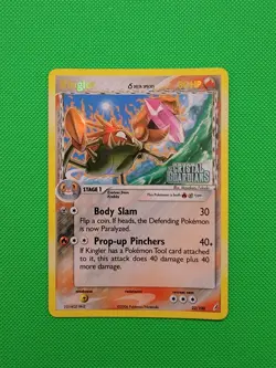 Pokemon TCG Kingler (Delta Species) 22/100 Crystal Guardians Reverse Holo NM - Image 1
