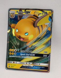 Pokemon TCG Raichu GX SM213 Black Star Promo Full Art Holo Ultra Rare - Image 1