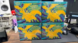Pokemon TCG Ascended Heroes Pokemon Center Elite Trainer Box 4x Lot - Image 1