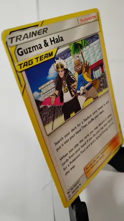 Pokemon Guzma & Hala Tag Team 193/236 Cosmic Eclipse Supporter Regular - Image 2