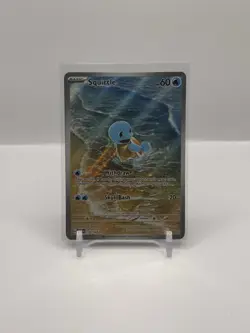 Pokemon TCG Squirtle Scarlet & Violet-151 170/165 Holo Illustration Rare - Image 1
