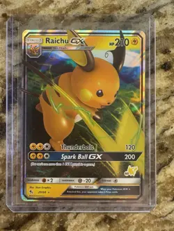 Pokemon TCG Raichu GX Hidden Fates 20/68 Holo Ultra Rare - Image 1