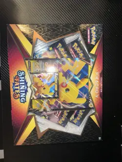 Pokemon Shining Fates Pikachu V Collection Box TCG Booster 2021 English - Image 1