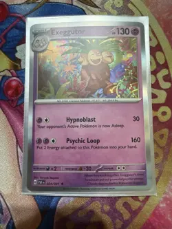 Pokemon - Exeggutor 24/91 Paldean Fates Holo Rare 2024 LP - Image 1