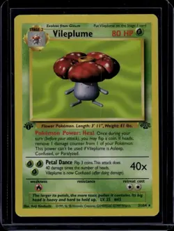 Vileplume (31) #31/64 1st Edition Jungle Pokemon - Image 1
