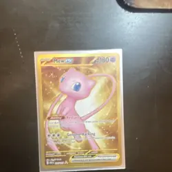 Pokemon Mew EX Ultra Rare Holo 180 HP Scarlet & Violet 151 193/165 Restart - Image 1