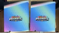 Prismatic Evolutions Binder *ONLY* Lot Of 2 Pokemon TCG Collectables "NO PACKS* - Image 2