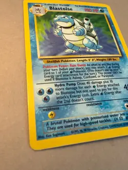 Blastoise 2/102 Base Set Holo #2 Rare 1999 Vintage Pokemon TCG - HP - Image 2