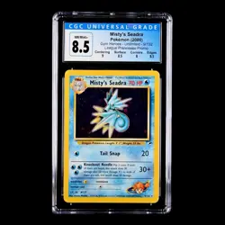 ✨ CGC 8.5 NM/MINT ✨ Misty's Seadra Prerelease #9 Pokemon Gym Heroes - Image 2