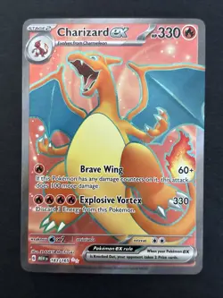 2023 Pokemon MEWen 151 (English) 183/165 Charizard ex - Image 1