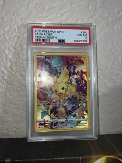 Pokemon Pikachu Crown Zenith Secret Rare 160/159 PSA 10 Gem MT - Image 1