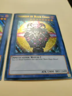 2x YUGIOH! Magician of Black Chaos YGLD-ENC01 ULTRA RARE NM/LP - Image 4