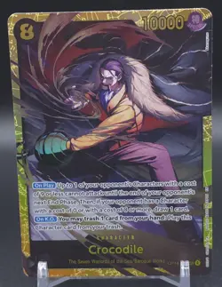 One Piece TCG English OP14-120 Crocodile SEC Foil NM - Image 1