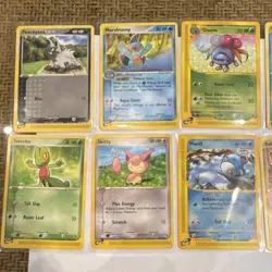 Pokemon TCG E Series Lot 12 Cards Poochyena Marshstomp Gloom - Image 1