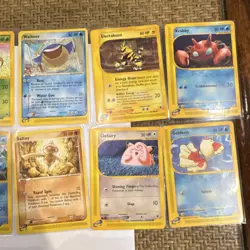Pokemon TCG E Series Lot 12 Cards Poochyena Marshstomp Gloom - Image 2