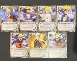 Naruto CCG Naruto Uzumaki 1st Edition Card Set - Image 1