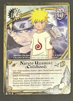 Naruto CCG Naruto Uzumaki 1st Edition Card Set - Image 4