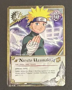 Naruto CCG Naruto Uzumaki 1st Edition Card Set - Image 5