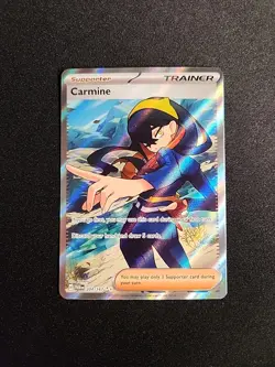 Carmine 204/167 Twilight Masquerade Full Art Ultra Rare Holo Pokemon Card NM - Image 1