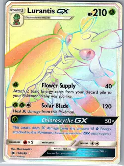 Lurantis GX (Secret) 150/149 SM Base Set - Pokemon Card - LP - Image 1