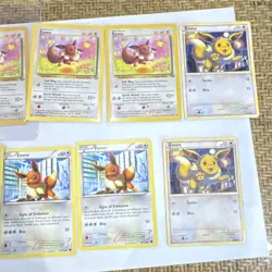 Pokemon TCG Eevee Lot 14 Cards Nintendo Team Rocket Jungle Sets - Image 4