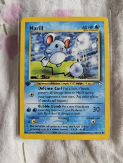 Marill 66/111 1st Edition Neo Genesis Pokemon Card - Image 1