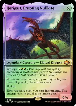 Herigast, Erupting Nullkite FOIL - 0008 - Mythic - Modern Horizons 3 MH3 MTG - Image 1